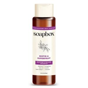 $5 When Bundled -  Soapbox Biotin Superfruit Shampoo NEW